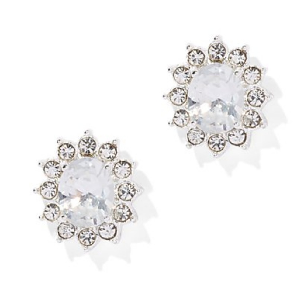 Cubic Zirconia Post Earrings